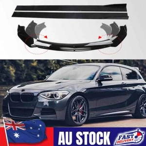 For BMW 1 Series M135i F40 F21 F20 Front Bumper Lip Lower Splitter & Side Skirt - Picture 1 of 16
