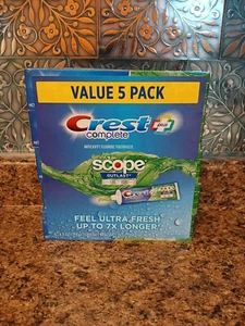 Pasta de dientes Crest Complete + Scope Outlast Ultra (6,3 oz, 5 paquetes) - Imagen 1 de 2