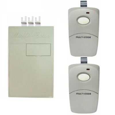 Multi-Code Gate Garage Opener Receiver & Remote Control Set 10DIP 300MHz MCS2022 - Image 1 of 4