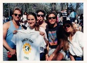 Vintage Photo 1990s April 23rd Earth Day New York City #27