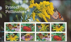 US 5228-5232 5232a Protect Pollinators F header block 8 MNH 2017 - Picture 1 of 1