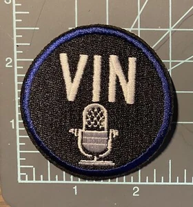 Vin Scully Los Angeles Dodgers JerseyMemorial Iron on Patch - Size 2.5" x 2.5" - Picture 1 of 3
