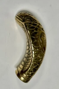 VTG King Cobra Brass Walking Cane Handle - Brass Cane Handle - Picture 1 of 6