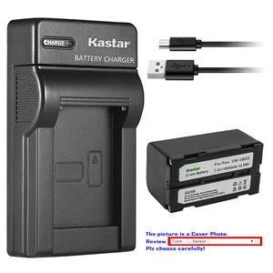 Kastar Battery Slim USB Charger for Topcon Instruments ES Series OS Series - Picture 1 of 5