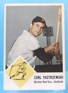 1963 Fleer #8 - Carl Yastrzemski - Boston Red Sox - Excellent - Picture 1 of 2