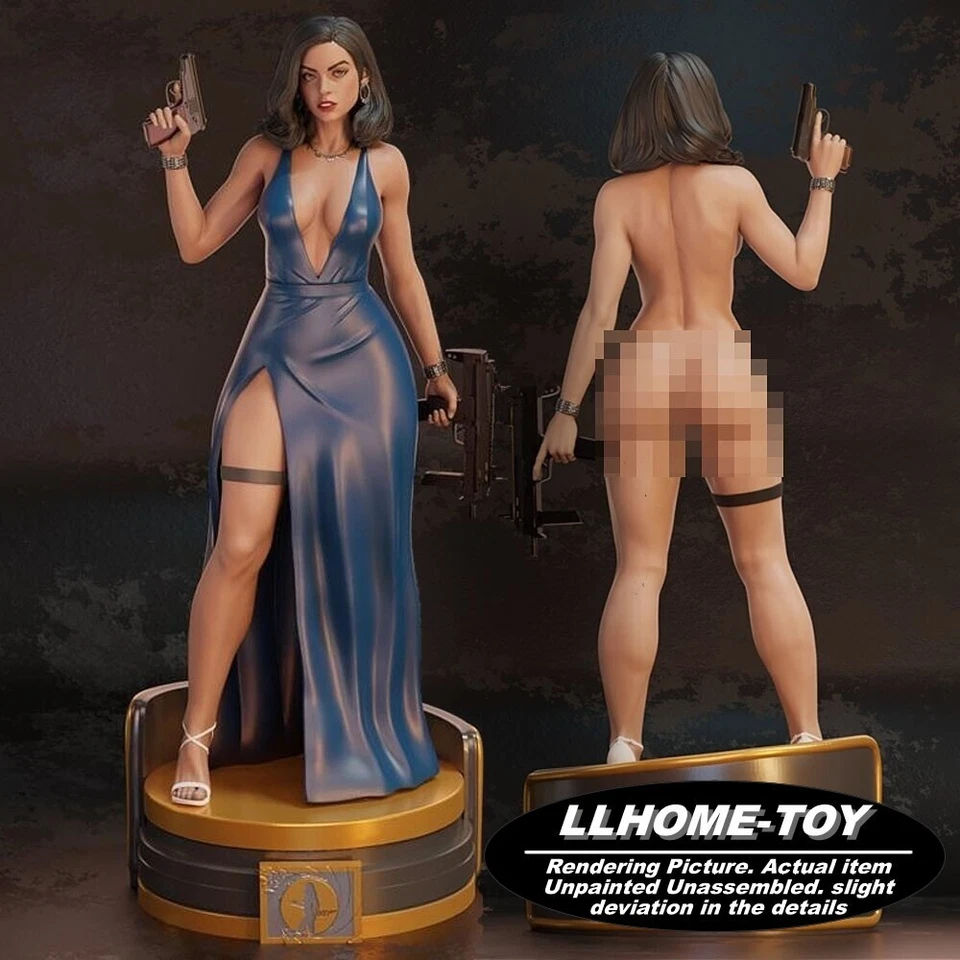 Bond Girl 007 NSFW Resin 1:4 Scale Model Kit Unpainted 3d Print GK Statue Figure - Image 1 of 4