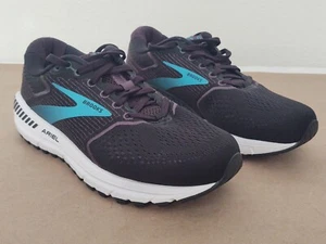 Brooks Ariel 20 Women Size 8 Wide (D) 1203151D064 Black Blue Running Shoes -READ - Picture 1 of 18