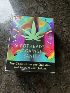 Potheads Against Sanity Adult Deluxe Weed Pot 420 Dice Card Party Game Humanity - Picture 1 of 10