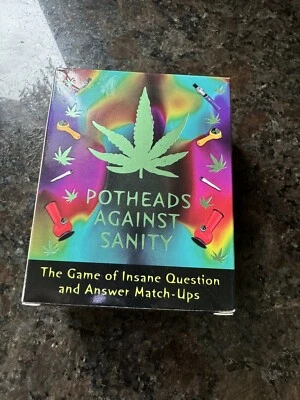Potheads Against Sanity Adult Deluxe Weed Pot 420 Dice Card Party Game Humanity - Image 1 of 4