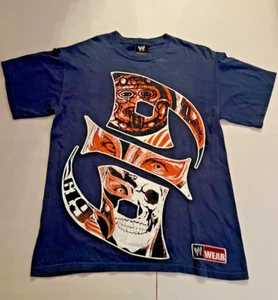 WWE Rey Mysterio T Shirt 619 Vintage Navy Medium 2009 Hall of Fame Rare UK - Picture 1 of 6
