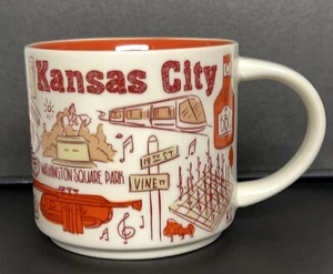 EUC Starbucks Been There Series BTS Mug 14oz Coffee Mug Cup Kansas City USA 2017 - Picture 1 of 6