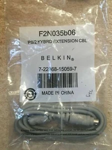 Belkin 1.8 m PS/2 Keyboard Extension Cable F2N035B06 - Picture 1 of 1