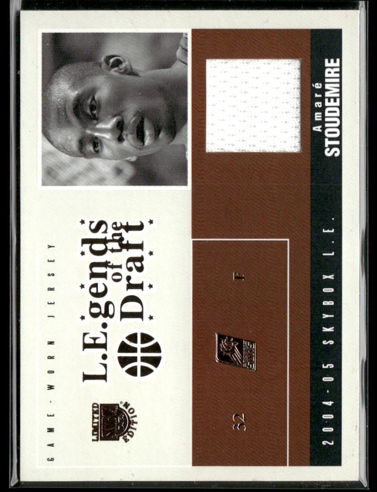 Бронзовые майки 2004-05 SkyBox Amare Stoudemire Legends of the Draft - Изображение 1 из 2