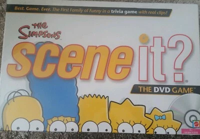 THE SIMPSONS SCENE IT - THE DVD GAME - BRAND NEW AND SEALED - Image 1 of 4