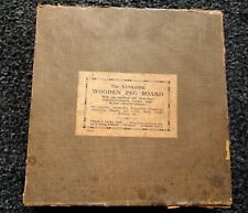 Vintage ( Philip & Tacey Ltd ) The Bankside Wooden Peg Board Educational Aid