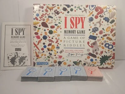 I Spy Memory & Riddle Game (1995, Briarpatch) Complete - Image 1 of 4