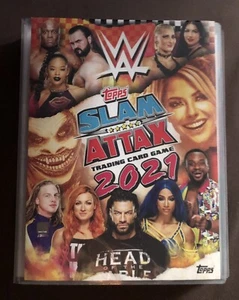 wwe slam attax 2021 Ordner Komplett Neu - Zdjęcie 1 z 1