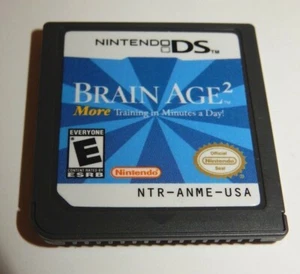 Brain Age 2: Più allenamento in minuti al giorno (Nintendo DS, 2007) solo cartuccia - Foto 1 di 1