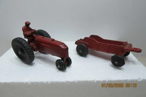 Vintage ARCOR Safe Play Toys Grahm Bradle Tractor and Spreader Made in USA - Picture 1 of 10