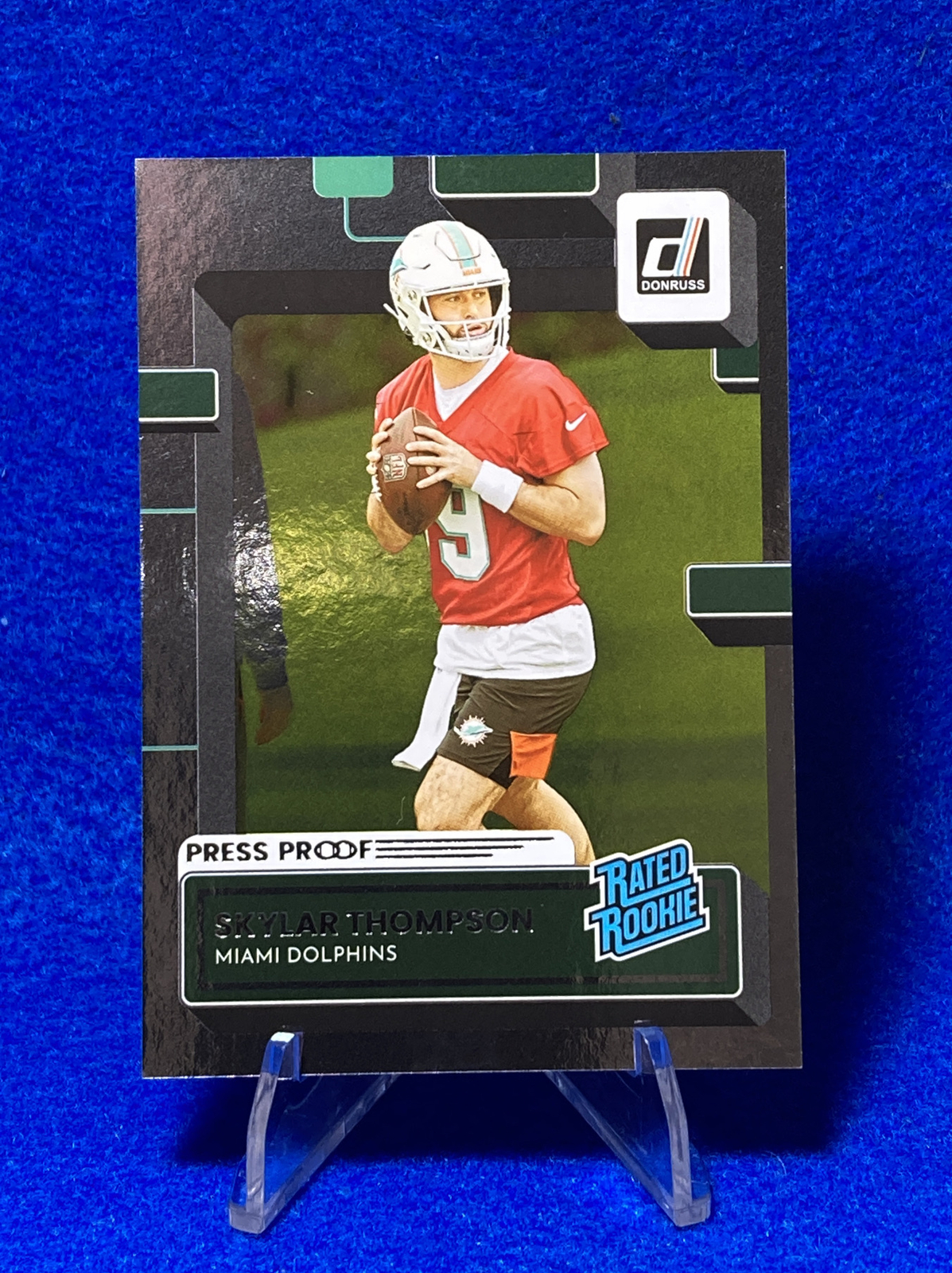 2022 Donruss Press Proof Silver #375 Skylar Thompson #017/100