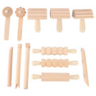  Clay Tools Wooden Child Modeling Pattern Kit Kiln for Pottery Kids Kits