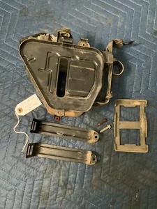 1976-77 Yamaha XS360 XS 360 XS400 Battery Box Tray W/ Air Filter Bracket - Picture 1 of 12