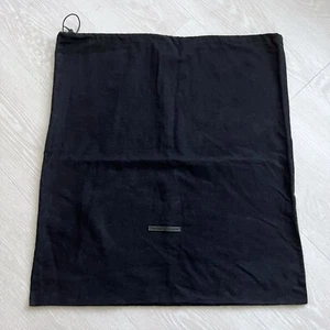 Neisha Crosland Leather Cord Drawstring Dustbag Dust Bag Black Fabric Travel - Foto 1 di 4