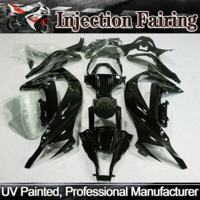 Kit de carenado negro brillante para carrocería ABS Kawasaki Ninja ZX10R 2011-2015 2012 ZX1000 Foto 1 de 3