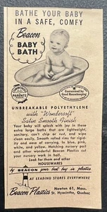 Leuchtfeuer Babybad St Hyacinthe Quebec 1958 Werbedruck Werbung - Bild 1 von 2