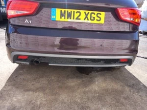 11-15 Audi A1 Mk1 8x 3 Door BUMPER (REAR) Red Ly4s - Picture 1 of 14