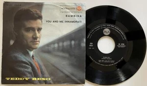 Teddy Reno Bambina / You And Me Innamorati 45 PS NM RCA Italiana Chanson (1959) - Picture 1 of 2
