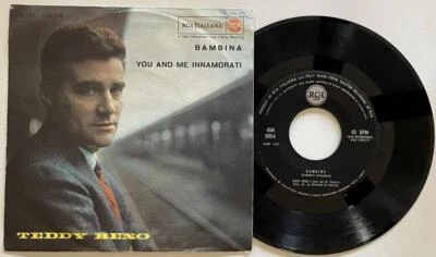 Teddy Reno Bambina / You And Me Innamorati 45 PS NM RCA Italiana Chanson (1959) - Image 1 of 2