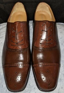 Oxford Florsheim Imperial Brogue Brogue Para Hombre Bio Confort Cuero Marrón Talla-13 - Imagen 1 de 12