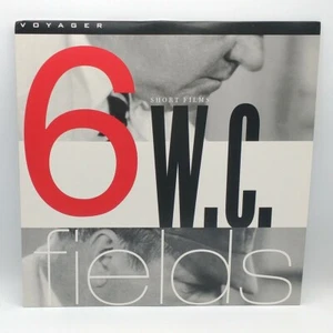 6 WC FIELDS SHORT FILMS, 1915 TO 1933, VOYAGER 1995 LASERDISC, VIEWED 1 TIME - Picture 1 of 11