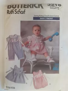 Jumper Dress Romper Overalls Top Butterick 3218 Sewing Pattern UC Ruth Scharf - Picture 1 of 6