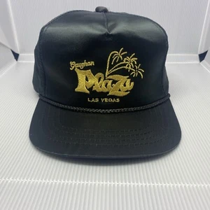 Vintage 1990’s Las Vegas Gaughan Plaza Casino Snap Back S Hat With Cord Small - Picture 1 of 9