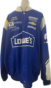 Nascar No 48 Jimmie Johnson Lowe's JH Design Racing Jacket  Size 2XL New - Picture 1 of 15