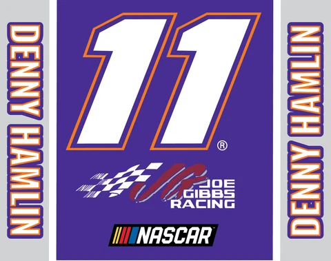 NASCAR #11 Denny Hamlin CAR MAGNET-NASCAR MAGNET-5"X 6" Cover
