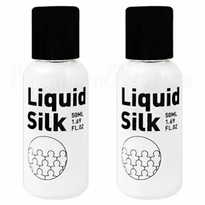 2er-Pack x Flüssigseide Gleitmittel auf Wasserbasis Bodywise Luxus Gleitmittel 50ml/1,69oz - Bild 1 von 1