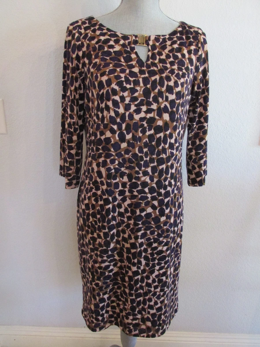 Kasper Women's 3/4 Sleeve Fit & Flare Jersey Dress - Versatile Work & Event Wear