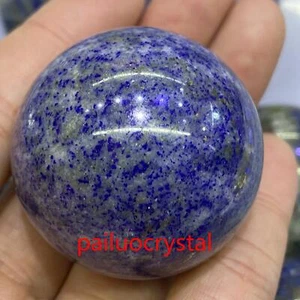 1pcs 90g+ Natural Lapis lazuli jasper Ball Quartz Crystal Sphere healing 40mm+ - Imagen 1 de 10