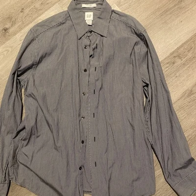 Мужская рубашка с длинным рукавом с зазором снизу вверх - Изображение 1 из 4