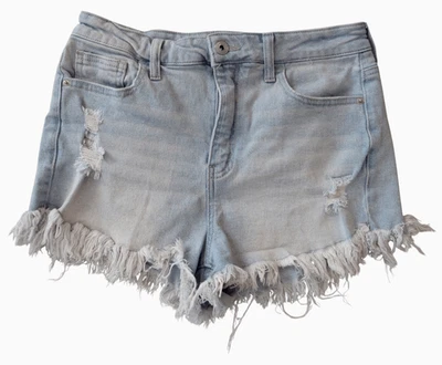 RE Generation Celebrity Pink Light Wash High Rise Festival Denim Jean Short 9/29 - Image 1 of 4