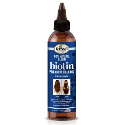 Biotin Hair Regrowth Oil 8 Oz Weightless Treatment For Healthy Hair Growth - Image 1 of 4