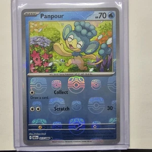 Pokemon TCG Black Bolt #017/086 Panpour Master Ball Holo English - Picture 1 of 2