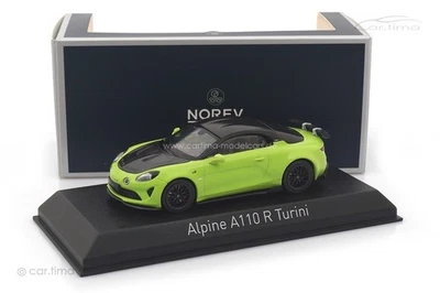 Alpine A110 R Turini Verde Acido Norev 1:43 517883 - Immagine 1 di 4