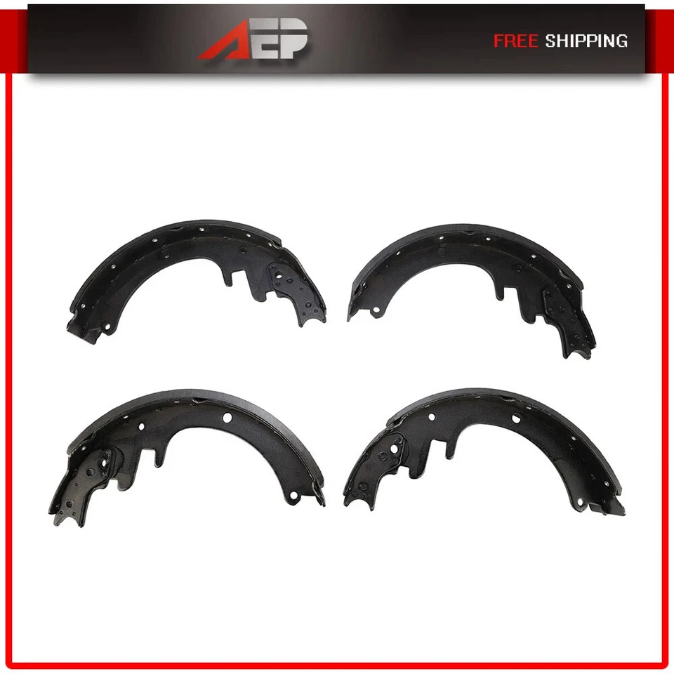 4PCS Ceramic Brake Shoes Rear For 1999 Chevrolet C2500 Suburban 2000 GMC C3500 - Image 1 of 4