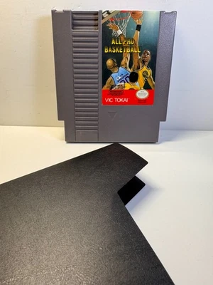 All-Pro Basketball (Nintendo NES, 1989) Authentic. NEAR MINT COND. Tested. - Image 1 of 4