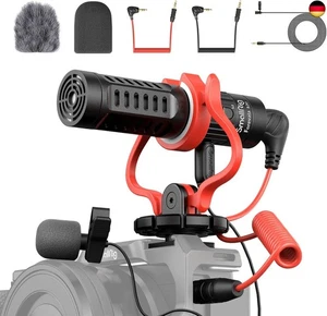 SMALLRIG Videomikrofon, Dual Input Videomic, mit Stoßdämpfung Shock Mount, 3 - Bild 1 von 9