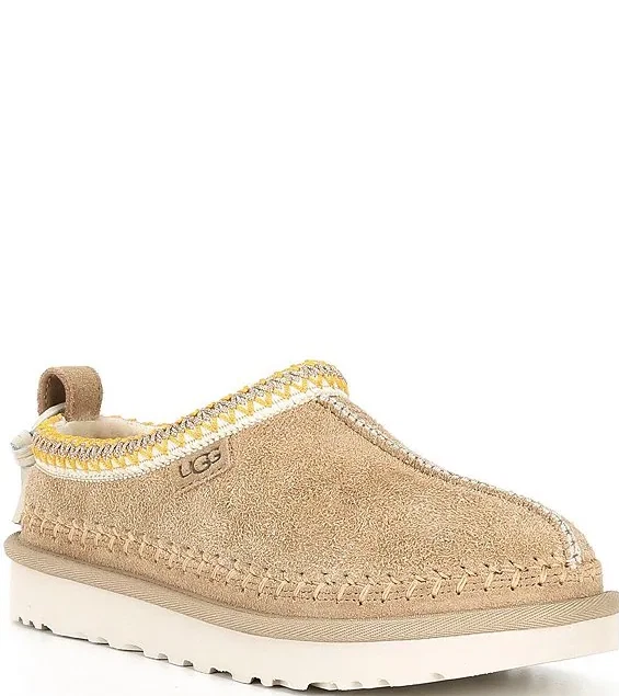 Новая распродажа UGG Tasman Biarritz замшевые тапочки, горчичное семя - Изображение 1 из 4